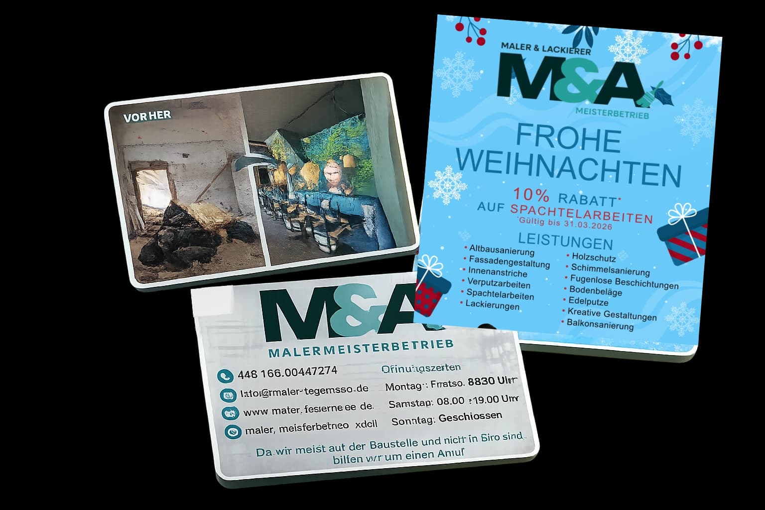 Mockup von der Seite M&A Malermeisterbetrieb